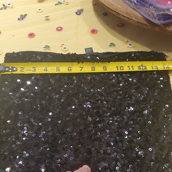 Forever 21 Black Sequin Boot Cut Pants - Picture 6 of 7